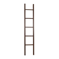 Mizu Bloc 400 Towel Ladder Walnut - Ladders And Step Stools