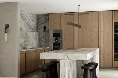 Kitchen - contemporary kitchen idea in Seattle