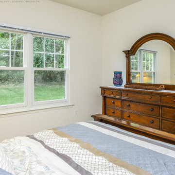 Double Hung Windows in Lovely Bedroom - Renewal by Andersen Long Island, Queens 
