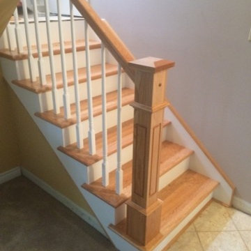Clear Coat & White Staircases