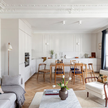 Rénovation totale d'un haussmannien de 80 m²