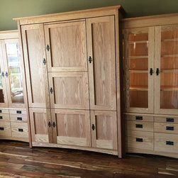 Red Oak Wall Bed System - Murphy Beds