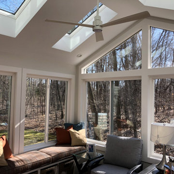 Sunroom Addition with Beautiful Forest View