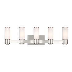 Weston 5-Light ADA Wall Sconce/ Bath Vanity, Polished Nickel