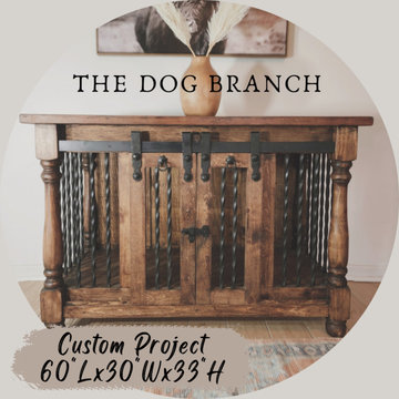 Custom Dog Crate Furniture