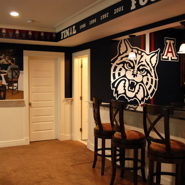 University of Arizona Sports Bar themed Mural by Tom Taylor of Wow Effects