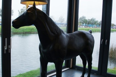 Trendy home office photo in Amsterdam