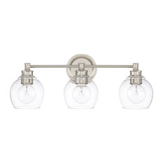 Capital Lighting Mid-Century 121131PN-426 3 Light Vanity - Polished Nickel