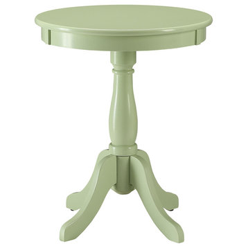 Urban Designs Alanis Wooden Accent Side Table, Light Green