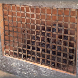 hand forged firescreen - Fireplace Accessories