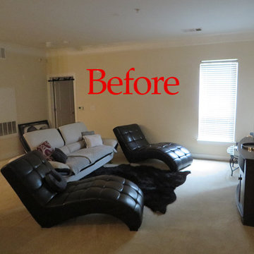Grasscloth Media Room