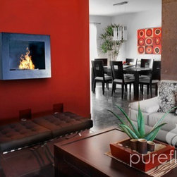 Pure Flame Hestia Biofuel Fireplace - Indoor Fireplaces