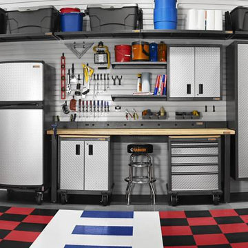 Every Family Member has a corner in the Garage