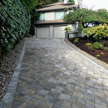 Snow Melt System Paver Driveway
