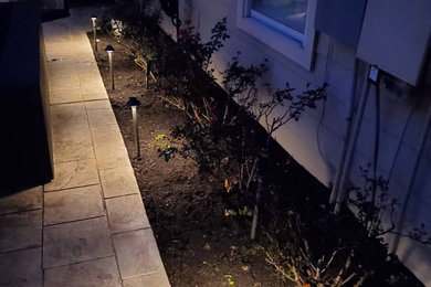 Residential Backyard Outdoor lighting project