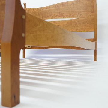 Queen Size Cherry Bed with Nightstands