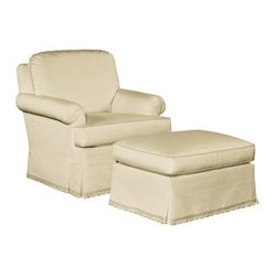 Hickory Chair Ottomans and Benches - Footstools And Ottomans