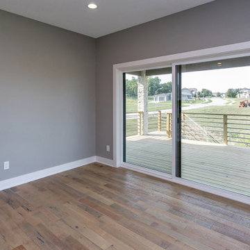 1 1/2 Story Moern Prairie Plan #66118