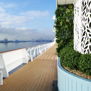 VistaFolia Faux Vertical Garden - Cruise ship Design