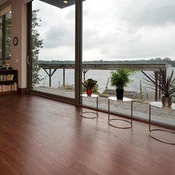 Bright Space & Distressed Floors - Hardwood Flooring