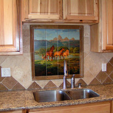 cabin floor and decor