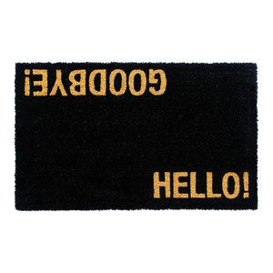 Hello Goodbye Doormat Contemporary Doormats By Design Imports