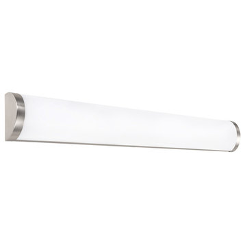 Fuse LED Energy Star Bathroom Vanity and Wall Light, Brushed Nickel