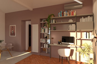 Open space ingresso, soggiorno, cucina di Elisabetta