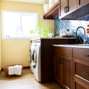 Bright, Laundry Room Refresh