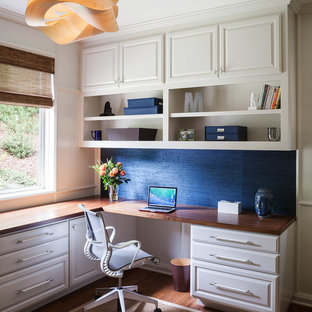 75 Most Popular Transitional Home Office Design Ideas for 2018 ...