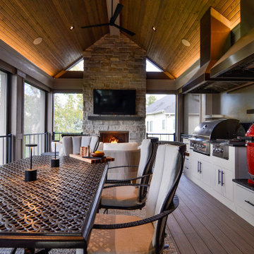 Covered Porch Addition - Upper Level