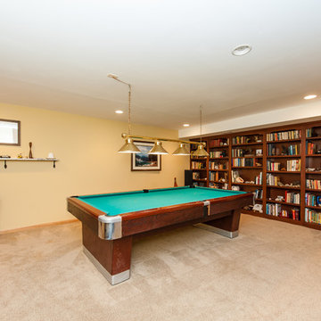 Linden, VA Pool Room Built-In Shelves