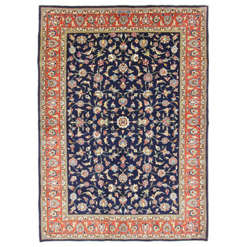 Persian Rug Mashad 8'5"x6'1" Hand Knotted