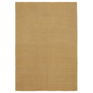 Rug N Carpet - Handmade Oriental 4' 7'' x 6' 7'' Decorative Wool Kilim Rug