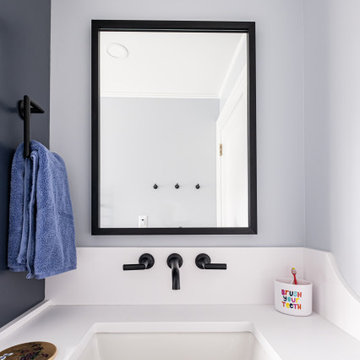 Large Double Vanity for Kid's Bath