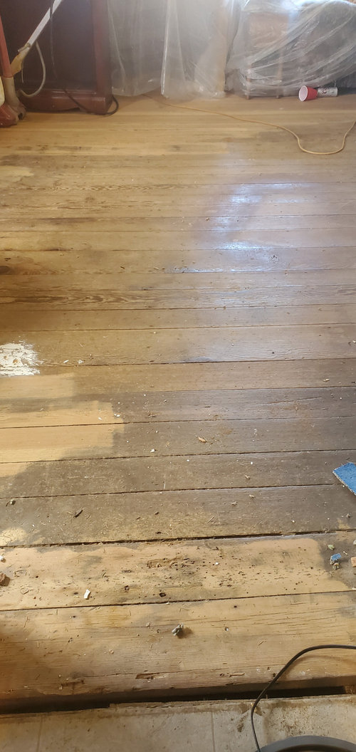 Old flooring, 1700-1800s house