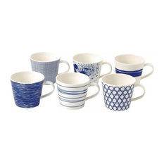 Royal Doulton Pacific Accent Mugs, Set of 6