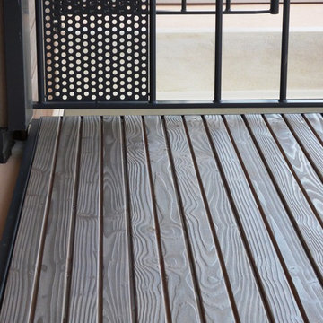 Création d'une terrasse surélevée à Bièvres
