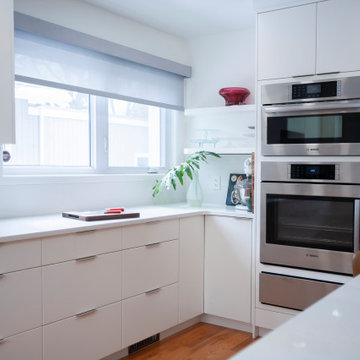 Modern Minimalist White Kitchen