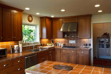 Elegant kitchen photo in Other