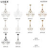 Livex Lighting Antique Brass 3-Light Mini Chandelier