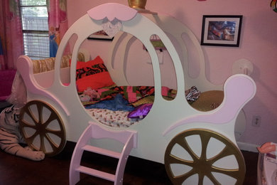 Child's Princess Carriage Bed