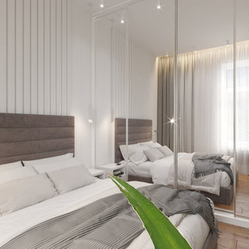 Compact 2-bedroom Apartment 37 sq.m in Scandinavian Style