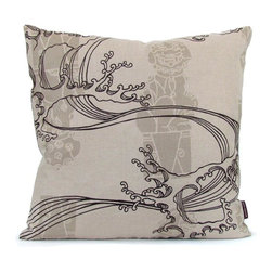 Foo Throw Pillow-Incense - Decorative Pillows