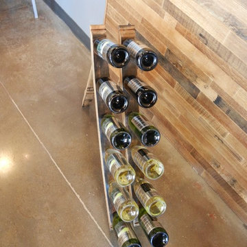 SchillingBridge Cork and Tap House Wine Rack and Art