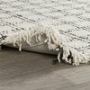 Bradbury Solid Wool Blend Area Rug by Kosas Home, Ivory/Black Check, 5x8