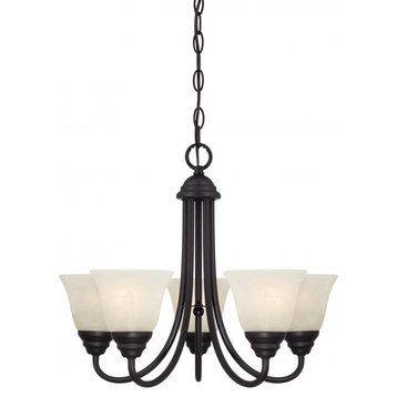 Kendall 5 Light Chandelier with Oil Rubbed Bronze Finish