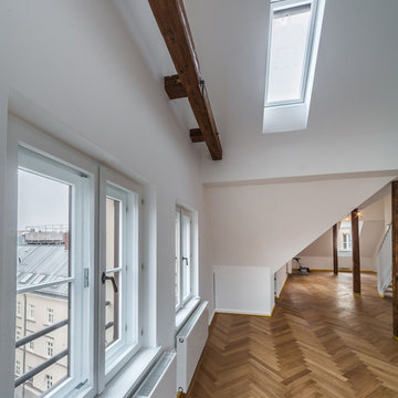 Sanierung eines Denkmals und Ausbau des Dachgeschoßes