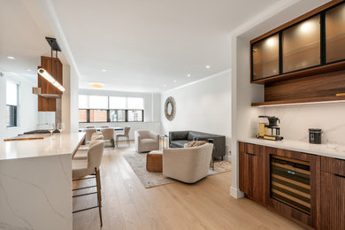 Trendy kitchen photo in New York