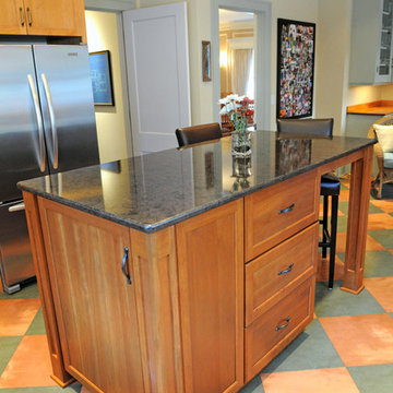 Adding an island to an existing kitchen